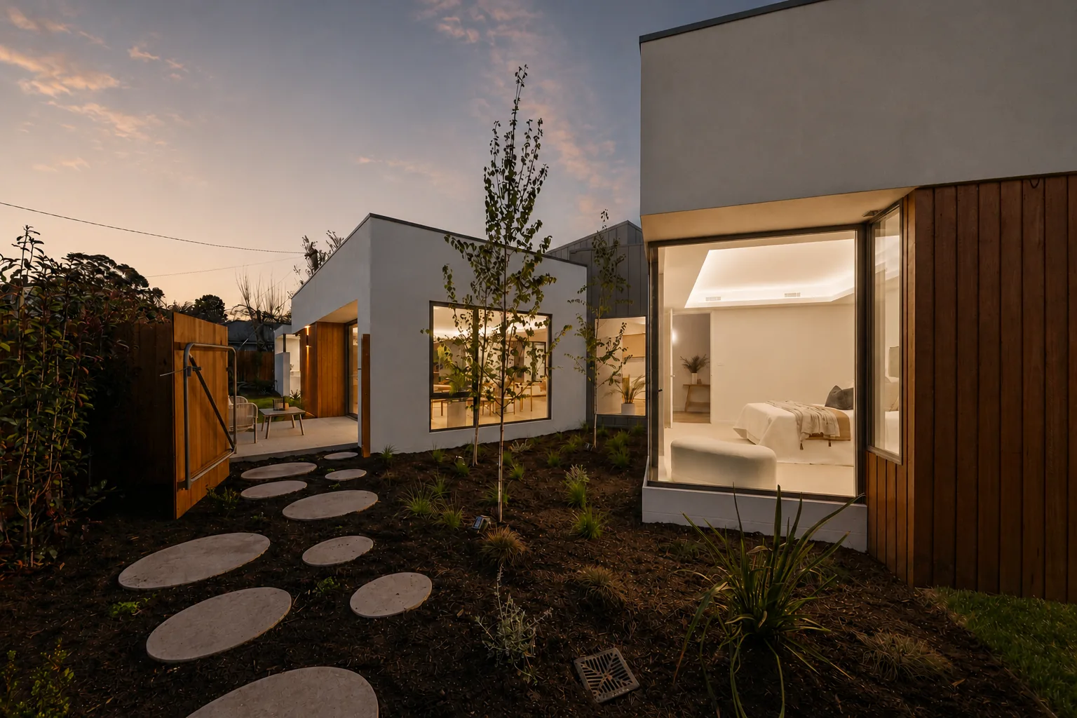 Family home exterior detail by Ottimo Homes