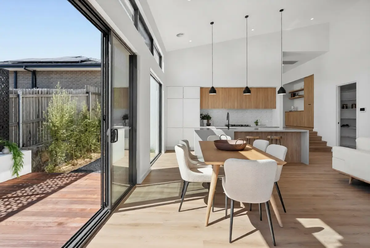 Kitchen, dining and alfresco connection, Boyanton Street Canberra